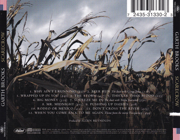 Garth Brooks : Scarecrow (HDCD, Album, Ltd)