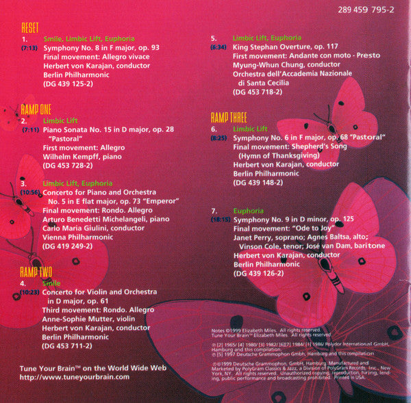 Various, Beethoven* : Tune Your Brain With Beethoven: Uplift (CD, Comp)