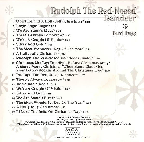 Burl Ives : Rudolph The Red-Nosed Reindeer (CD, Album, RE, Mat)