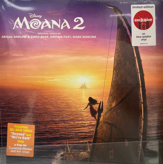 Abigail Barlow, Emily Bear, Opetaia Foa'i, Mark Mancina : Moana 2 (LP, Album, Ltd, Blu)