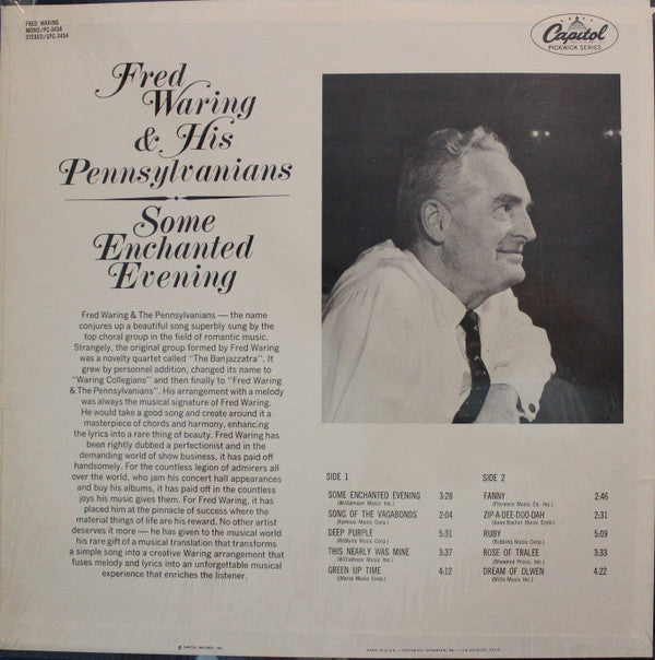 Fred Waring & His Pennsylvanians* : Some Enchanted Evening (LP, Album)