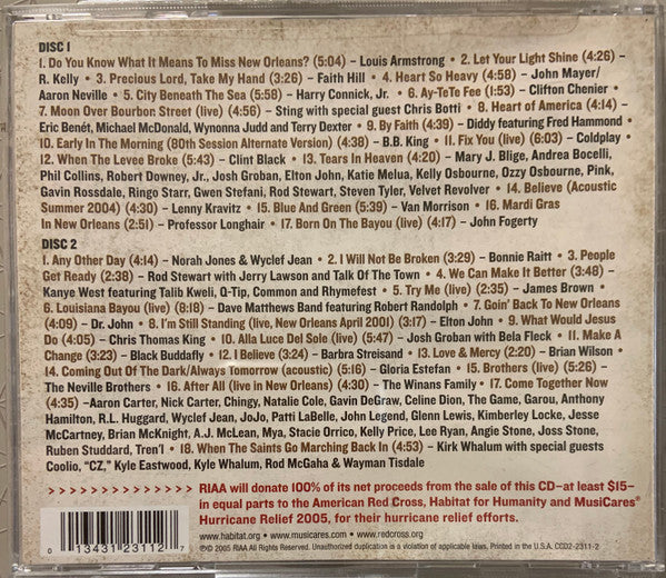 Various : Hurricane Relief: Come Together Now (2xCD, Comp)