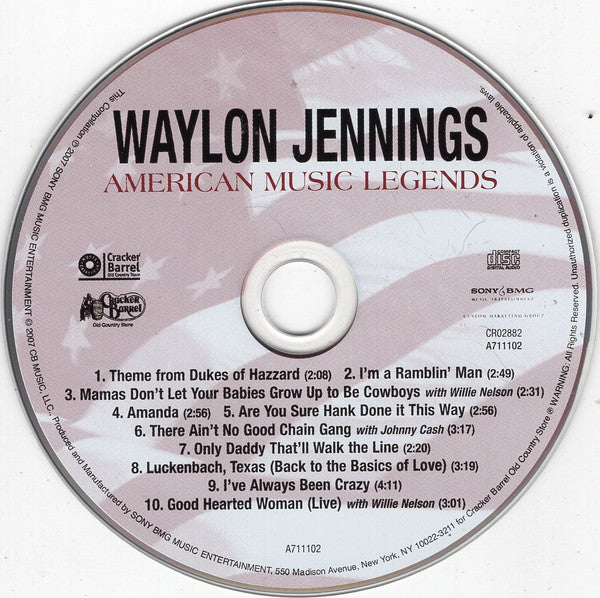 Waylon Jennings : American Music Legends (CD, Comp)