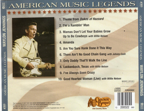 Waylon Jennings : American Music Legends (CD, Comp)