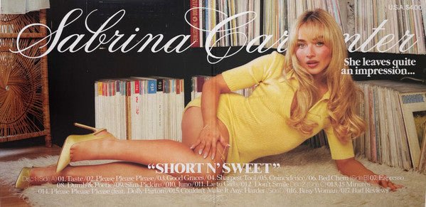 Sabrina Carpenter : Short N' Sweet (Deluxe) (2xLP, Album, Dlx, RP, Whi)