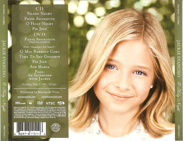 Jackie Evancho : O Holy Night (CD, EP + DVD-V, NTSC)