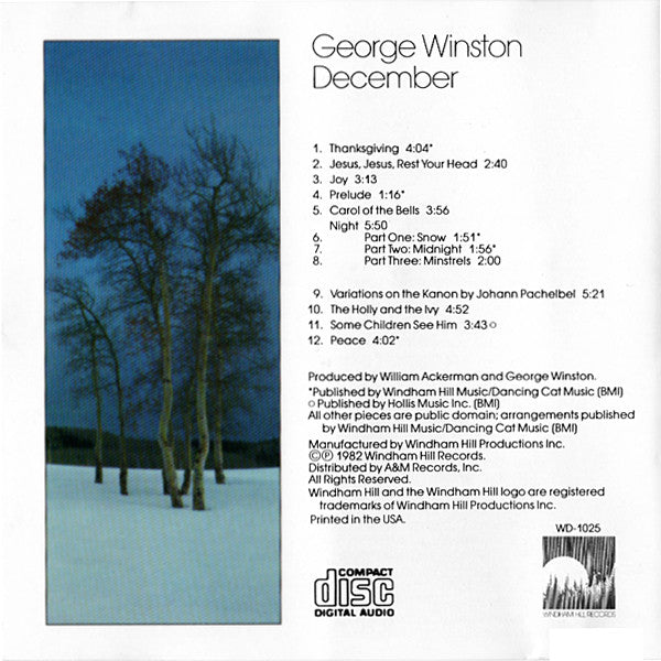 George Winston : December (CD, Album, RE)