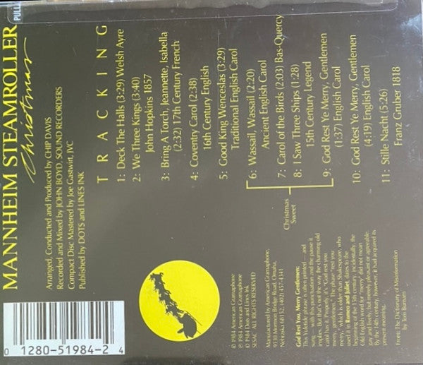 Mannheim Steamroller : Christmas (CD, Album, RE)