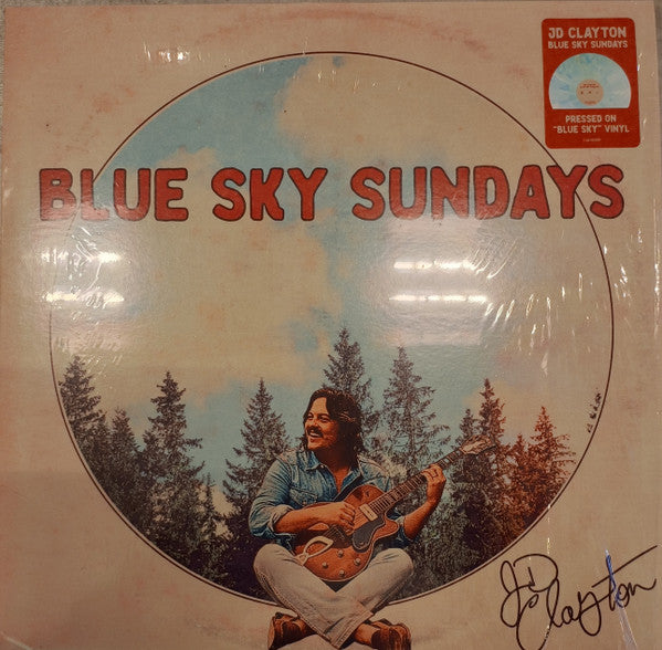 JD Clayton : Blue Sky Sundays (LP, Album, Blu)