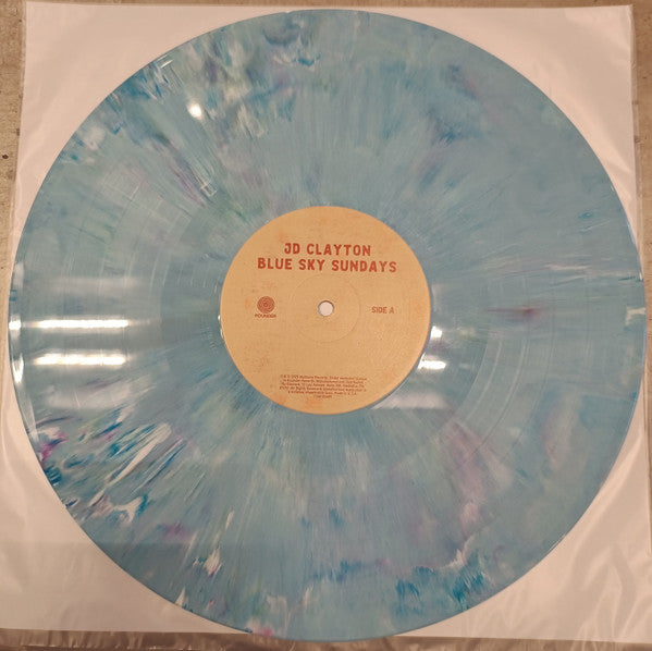 JD Clayton : Blue Sky Sundays (LP, Album, Blu)