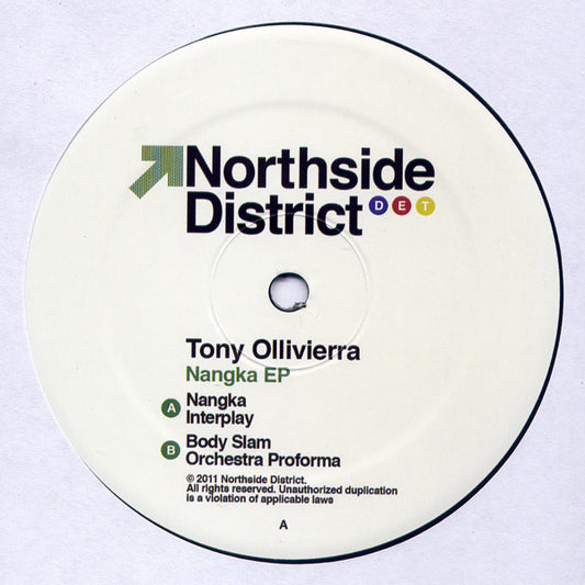 Tony Ollivierra : Nangka EP (12")