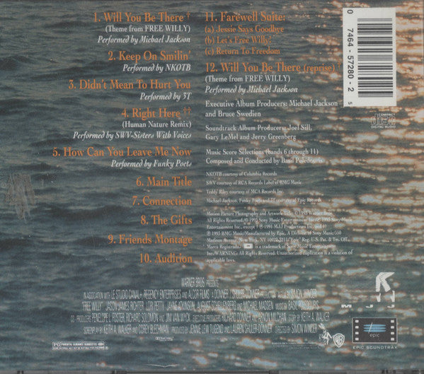 Basil Poledouris : Free Willy - Original Motion Picture Soundtrack (CD, Comp)