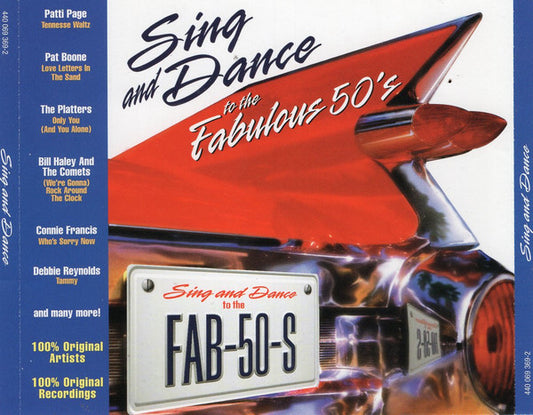 Various : Sing And Dance To The Fabulous 50's (2xCD, Comp)