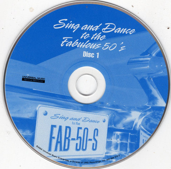 Various : Sing And Dance To The Fabulous 50's (2xCD, Comp)