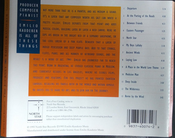 Emilio Kauderer : The Journey (CD, Album)