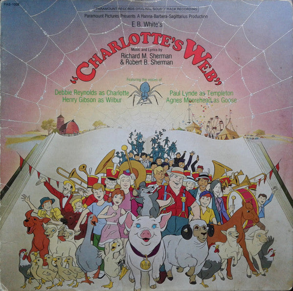 Richard M. Sherman & Robert B. Sherman : E.B. White's Charlotte's Web (Original Soundtrack Recording) (LP)