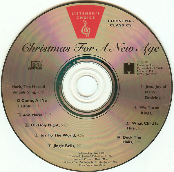 Music 2000 (2) : Christmas For A New Age (CD, Album)
