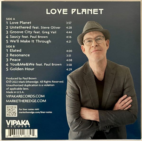 Mark Etheredge : Love Planet (LP, Album, Ltd, Lim)