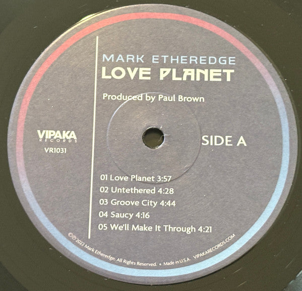 Mark Etheredge : Love Planet (LP, Album, Ltd, Lim)