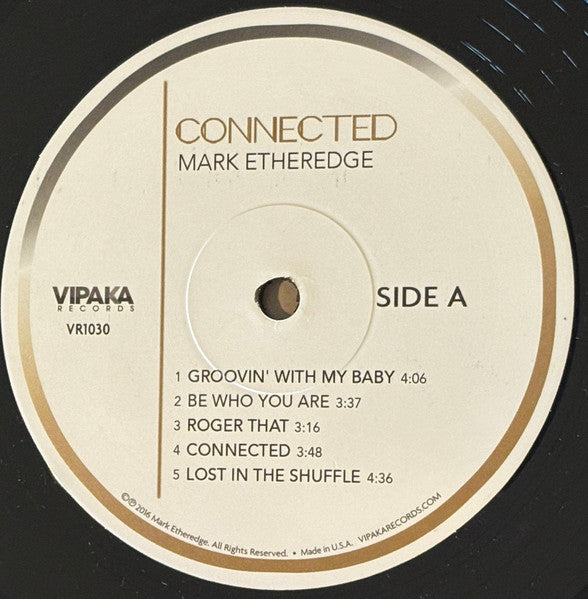 Mark Etheredge : Connected (LP, Album, Ltd)