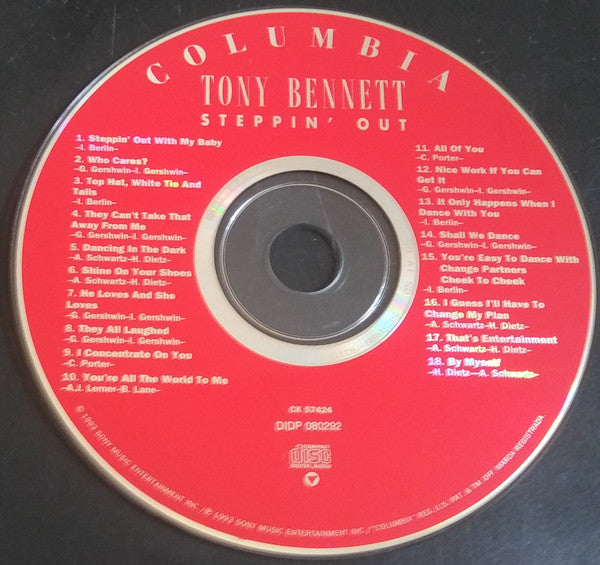 Tony Bennett : Steppin' Out (CD, Album, RP)