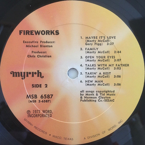 Fireworks (9) : Fireworks (LP, Album)