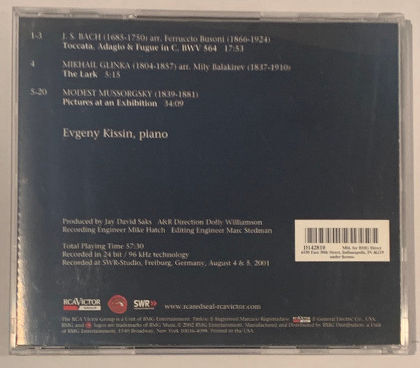 Evgeny Kissin* / Mussorgsky* : Pictures At An Exhibition (CD, Album, Club)