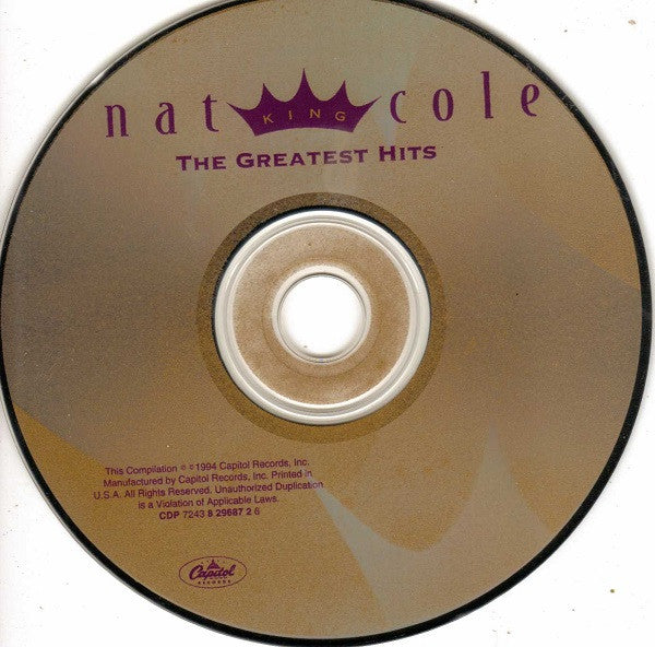 Nat King Cole : The Greatest Hits (CD, Comp)