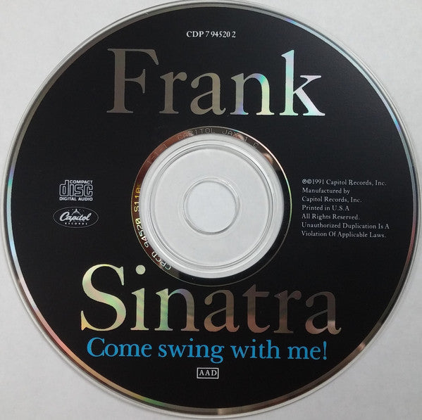 Frank Sinatra : Come Swing With Me! (CD, Album, RE, RM)