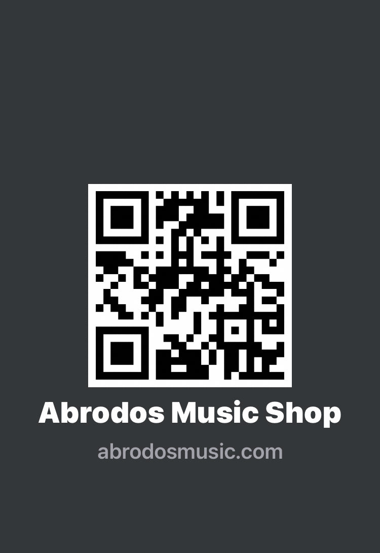 "Abrodos Music Shop" Collectible Sticker - 2"