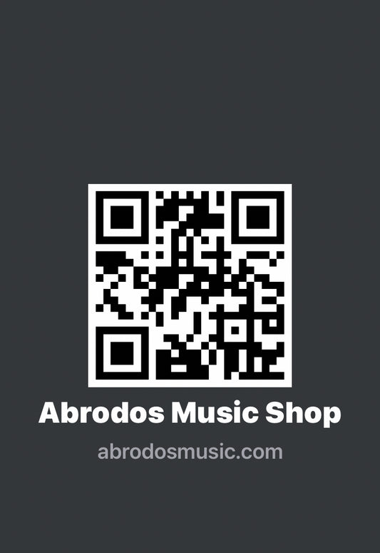 "Abrodos Music Shop" Collectible Sticker - 2"