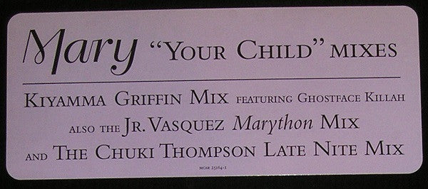 Mary J. Blige : Your Child (Mixes) (12", Promo)