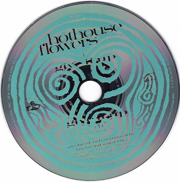 Hothouse Flowers : Give It Up (CD, Single, Promo)