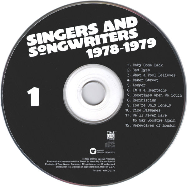 Various : Singers And Songwriters 1978-1979 (2xCD, Comp)