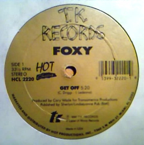 Foxy : Get Off / Party Boys (12")