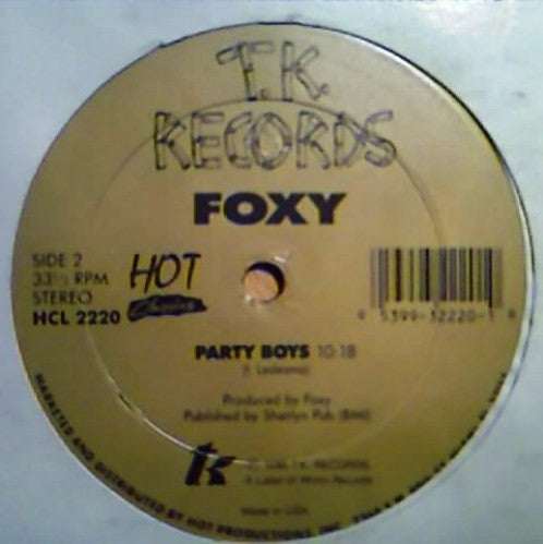 Foxy : Get Off / Party Boys (12")