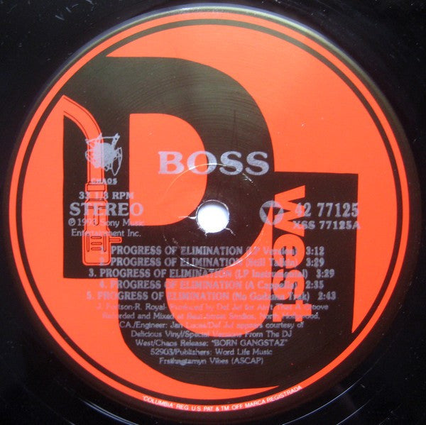 Boss (3) : Progress Of Elimination (12", Single)