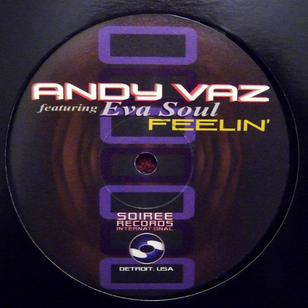 Andy Vaz featuring Eva Soul : Feelin' (12")