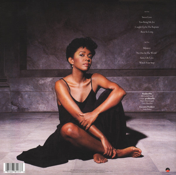 Anita Baker : Rapture (LP, Album, RE)