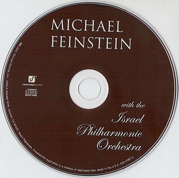 Michael Feinstein, Israel Philharmonic Orchestra : Michael Feinstein With The Israel Philharmonic Orchestra (HDCD, Album, RE)