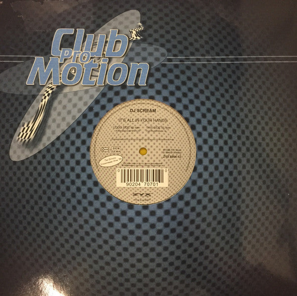 DJ Scream : It's All In Your Hands (Street Parade 1998 Hymn) (12")