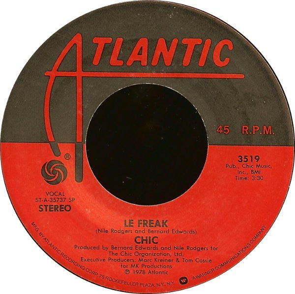 Chic : Le Freak (7", Single, SP )