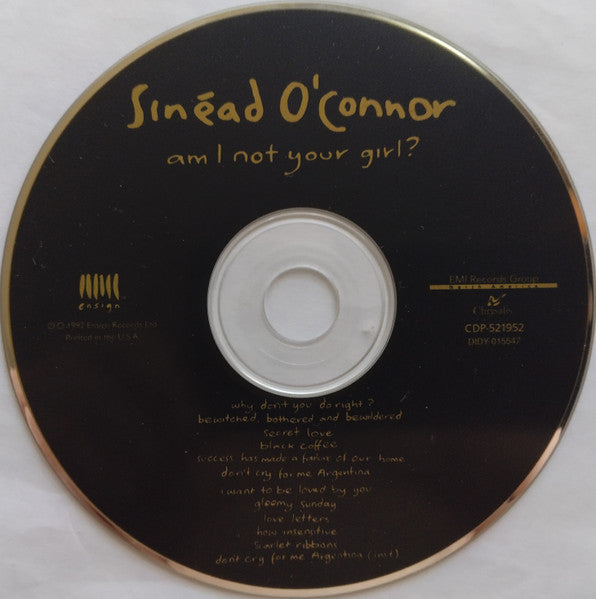 Sinéad O'Connor : Am I Not Your Girl? (CD, Album, Club, DAD)