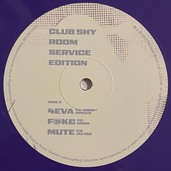 Shygirl : Club Shy (Room Service Edition) (2xLP, Comp, Ltd, Vio)