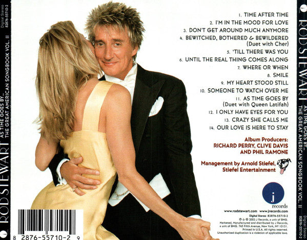 Rod Stewart : As Time Goes By... The Great American Songbook Vol. II (CD, Album, RE)