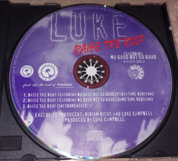 Luke : Raise The Roof (CD, Single)