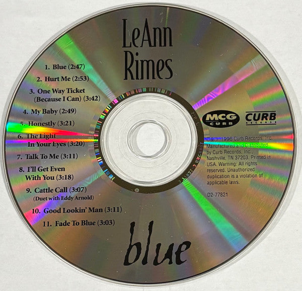 LeAnn Rimes : Blue (CD, Album, SRC)