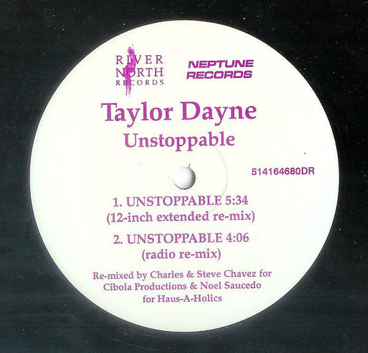 Taylor Dayne : Unstoppable (12", Single)