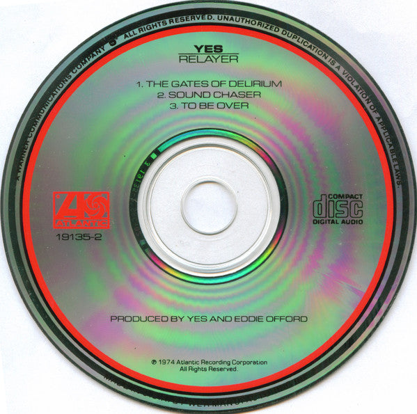 Yes : Relayer (CD, Album, RE)
