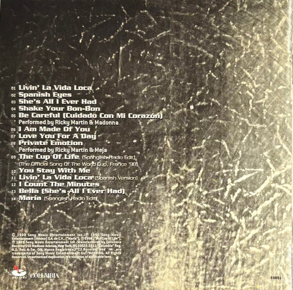 Ricky Martin : Ricky Martin (CD, Album, SM )